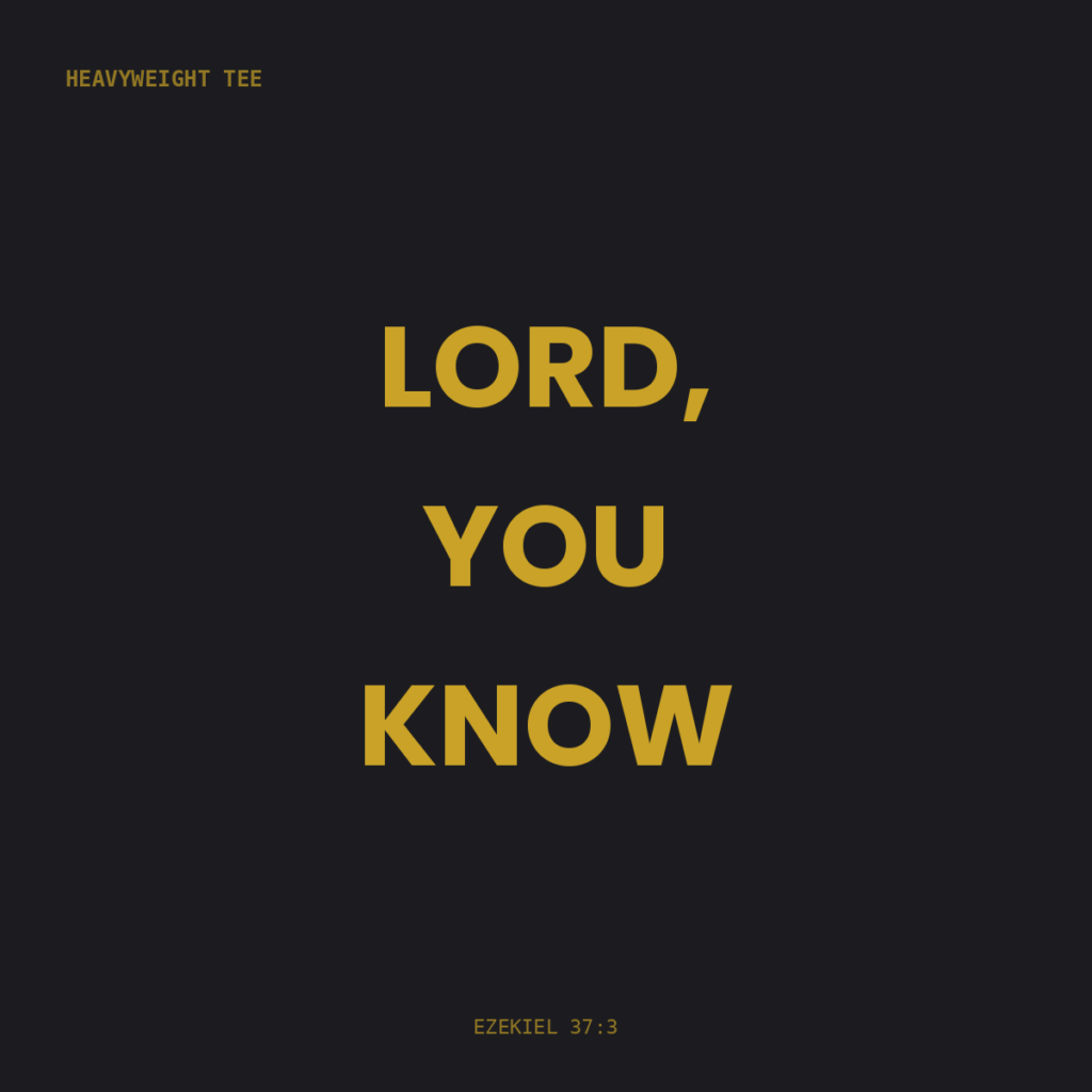 Lord, You Know